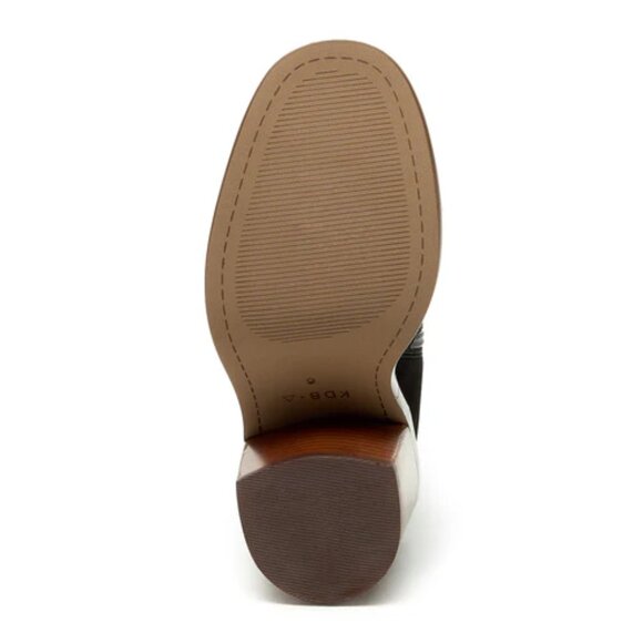 NEW KELSI DAGGER Suede Fletcher Wide Calf High Shaft Boots in black 1125 5m3 - Picture 7 of 8